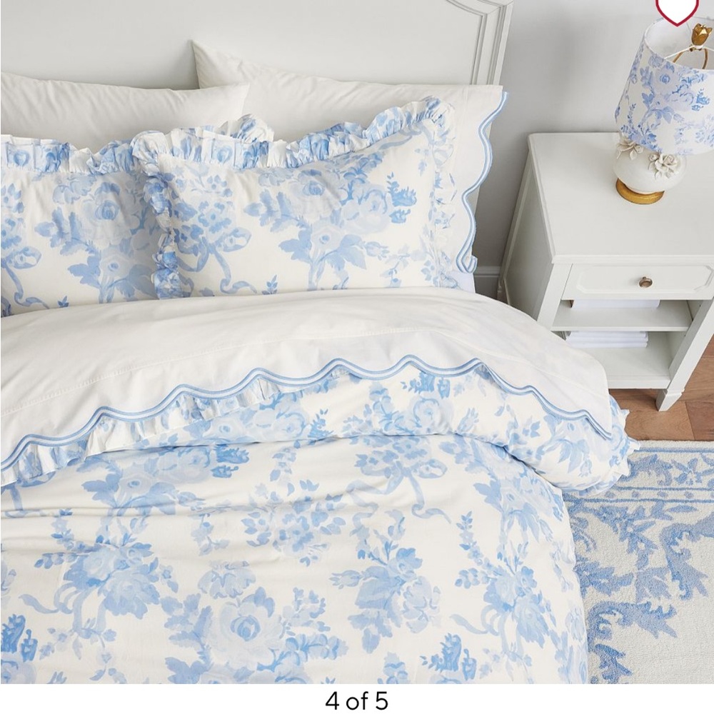 Love Shack Fancy x Pottery Barn bedding